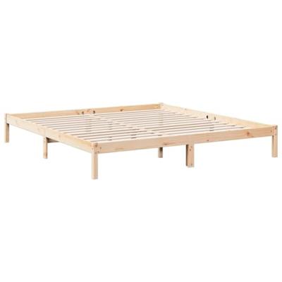 Bedframe extra lang zonder matras massief grenenhout 200x220 cm Bedframe extra lang zonder matras massief grenenhout 200x220 cm