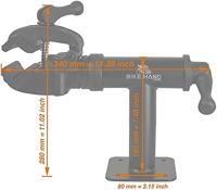 CONTEC montagehouder "tabletop" ct workstand tabletop bench mount - thumbnail