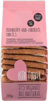 BioToday Cranberry Chocoladekoeken 200 g bij Jumbo - thumbnail