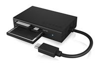 ICY BOX IB-CR401-C3, Type-C® USB 3.0 Kartenleser (CF, SD 4.0, micro SD 4.0), UHS-II, mit Externe geheugenkaartlezer / hub USB-C Zwart - thumbnail