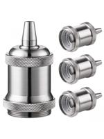 Home sweet home fitting metaal E27 - mat staal - thumbnail