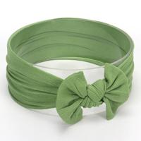 Schattig bowknot zuigeling baby meisje Hairband Headwear hoofdbanden (groen # 26) - thumbnail