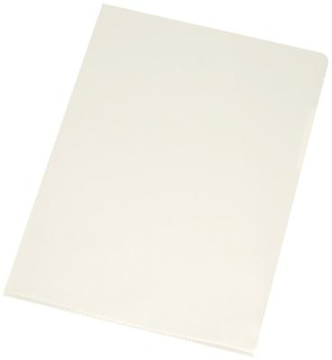 Q-CONNECT L-map, glashelder, 120 micron, pak van 10 stuks