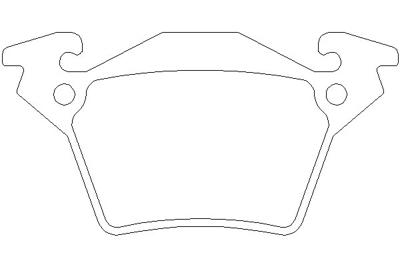 Remblokken set 2302001