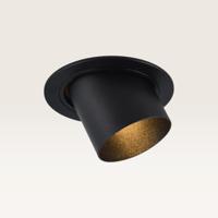Inbouwspot Gavira nero l - Diameter 92mm - GU10-fitting - IP20 voor binnen - Zwart - Met doorlusbedrading - thumbnail