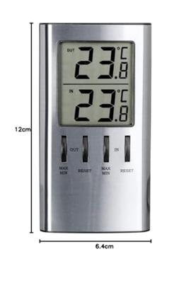 TFA Dostmann 30.1027 30.1027 Thermometer Zilver (metallic)