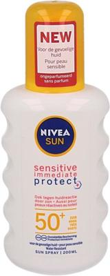 Nivea Sun Sensitive Immediate Protect Zonnespray SPF50+