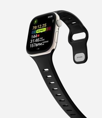 Nomad Tempo Band Apple Watch 38mm/ 40mm/ 41mm/ 42mm Zwart