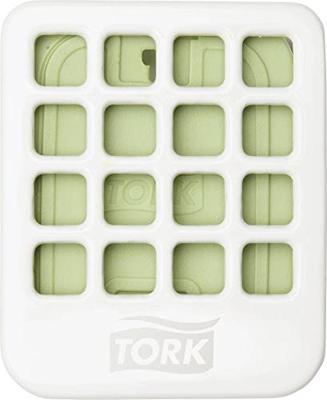 Tork Dispenser luchtverfrisser disc wit 9 x 7 x 2 cm, 4 stuks à doos (562500) Tork Dispenser luchtverfrisser disc wit 9 x 7 x 2 cm, 4 stuks à doos (562500)
