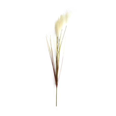 Kunstbloem Pluim 78x10x3cm beige