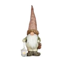 Decoratieve figuren Licht Lykta Elf 17 x 63 x 24,5 cm Roze Wit Groen Hars - thumbnail