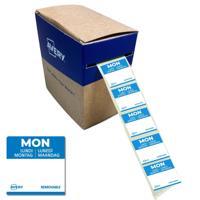 Etiket avery haccp maandag-blauw 25x25mm 1000st | 6 stuks - thumbnail