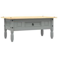 Salontafel 100x60x45 cm Mexicaans grenenhout Corona-stijl grijs - thumbnail