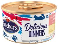 BUTCHER'S Delicious Dinners Salmon and shrimp - nat kattenvoer - 85 g - thumbnail