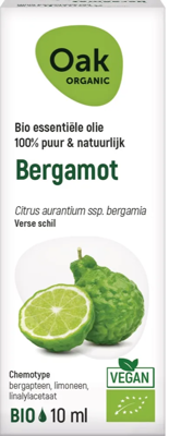 Oak Organic Essential Oils Bergamot 10ml