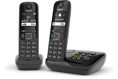 Gigaset AS690A DUO Huistelefoon Zwart