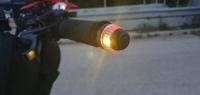 Cycl LED fietsverlichting richting aanwijzer zwart ø 15 cm - thumbnail
