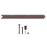 Tussenrail 45cm tbv schuifdeursysteem inclusi - thumbnail