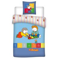 T&apos;choupi Dekbedovertrek Playing 140 X 200 cm - 65 x 65 cm Katoen - thumbnail