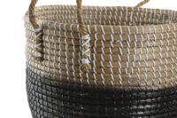 Mandenset DKD Home Decor Natuurlijk Grijs Zeegras (41 x 25 x 42 cm) (2 Onderdelen) - thumbnail