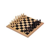 Engelhart Longfield houten schaakbord 30 x 30 cm - thumbnail