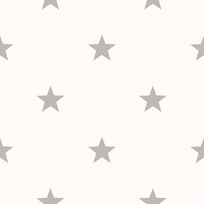 Noordwand behang friends & coffee little stars lichtgrijs en wit