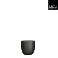 Mica Decorations tusca pot mat zwart 9x10cm - thumbnail