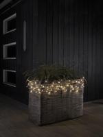 Mini LED kerstverlichting voor binnen 200 lampjes mat warm wit 42 meter - thumbnail