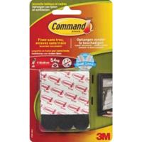 3M Command™-beeldstrips Zwart Inhoud: 4 paar - thumbnail