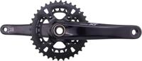 SHIMANO crankstel "deore xt fc-m8100" crankset shim.xt fcm8100 26/36t.175mm ht2 12sp bl. - thumbnail