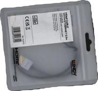 LINDY 41670 HDMI-kabel HDMI Aansluitkabel HDMI-A-stekker, HDMI-A-stekker 0.50 m Zwart 4K UHD - thumbnail