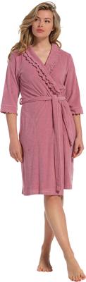 Roze badstof dames badjas Pastunette Roze badstof dames badjas Pastunette