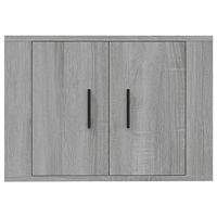 Tv-wandmeubel 57x34,5x40 cm grijs sonoma eikenkleurig - thumbnail