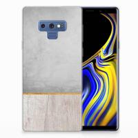 Samsung Galaxy Note 9 | Bumper Hoesje | Wood Concrete - thumbnail