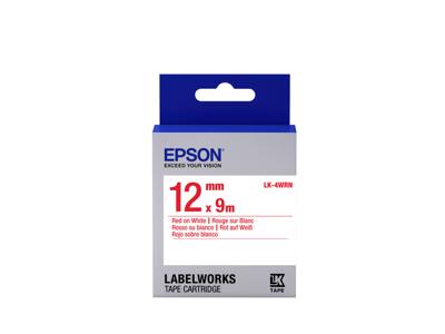 Epson C53S654011 Rood op wit labelprinter-tape