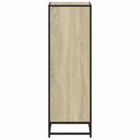 Boekenkast 40x35x107,5 cm bewerkt hout sonoma eikenkleurig - thumbnail