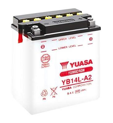 Yuasa YB14L-A2 Motorfietsaccu 12 V 14 Ah Pooltype: Schroefklem type 8