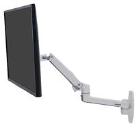 Ergotron LX Series LX Wall Monitor Arm flat panel bureau steun 86,4 cm (34") Muur Wit - thumbnail
