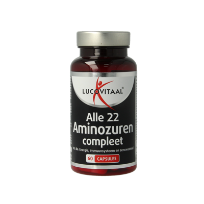 Lucovitaal Alle 22 aminozuren compleet 60 Capsules