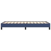 Bedframe stof blauw 90x200 cm - thumbnail
