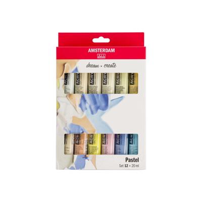 Amsterdam Set 12 x 20 ml - Pastel