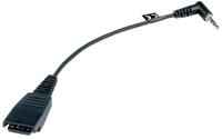 Jabra QD Telefoonheadset kabel Zwart - thumbnail