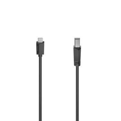 Hama USB-C-kabel USB-C-stekker - USB-B-stekker USB 2.0 480 Mbit/s 1,50 M Hama USB-C-kabel USB-C-stekker - USB-B-stekker USB 2.0 480 Mbit/s 1,50 M