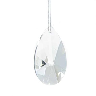 Regenboogkristal Facet Druppel Groot (63 mm)