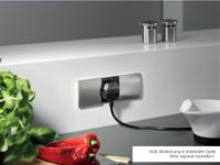 Bachmann 4953490 Stekkerdoosmodule zonder schakelaar Zwart 20.00 cm - thumbnail