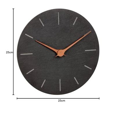 TFA Dostmann 60.3068.10 Wandklok Kwarts 25 cm x 4.3 mm Lei Slepend uurwerk (geluidsloos)