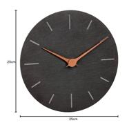 TFA Dostmann 60.3068.10 Wandklok Kwarts 25 cm x 4.3 mm Lei Slepend uurwerk (geluidsloos) - thumbnail