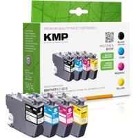 KMP Inktcartridge vervangt Brother LC-3213BK, LC-3213C, LC-3213M, LC-3213Y Compatibel Combipack Kleur B101V 1539,4005 - thumbnail