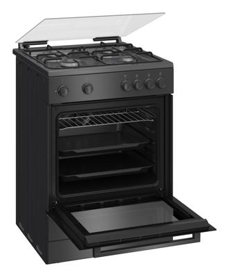 Beko FBM6202ANL Gasfornuis Grijs