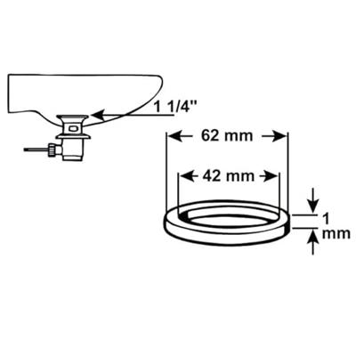 Cornat Dichting Afvoerplug 1 1/4 (2St) - TEC380301